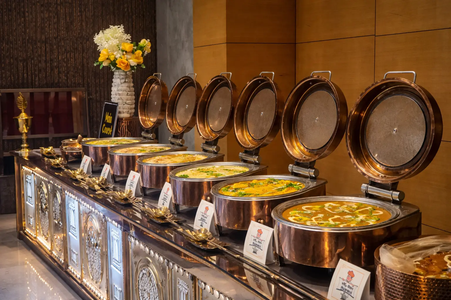 Luxury catering setup